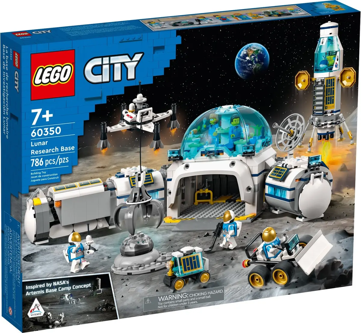 LEGO City 60350 Lunar Research Base set, image 2