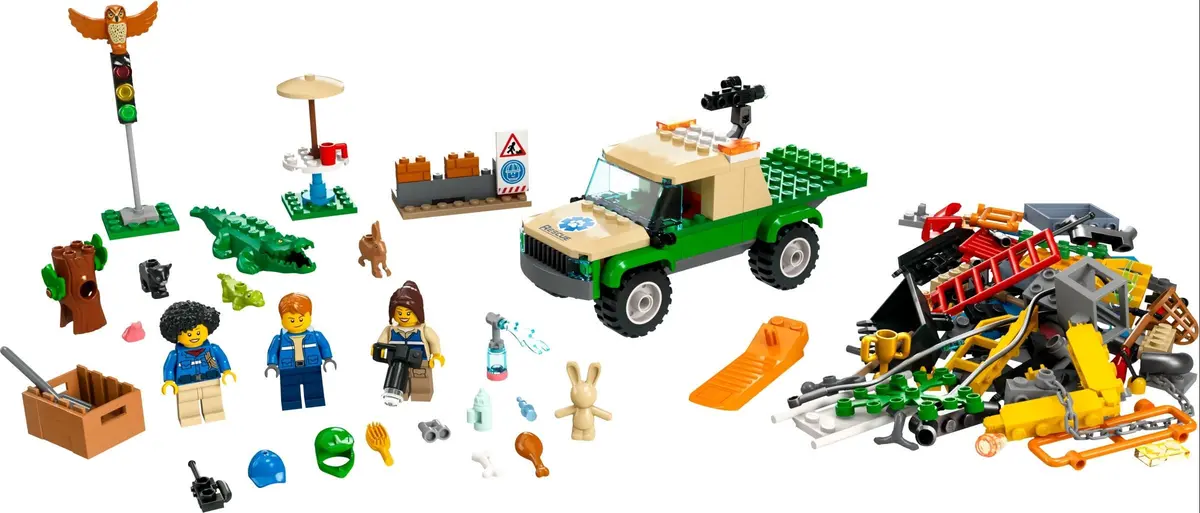 LEGO City 60353 Wild Animal Rescue Missions set