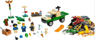 LEGO City 60353 Wild Animal Rescue Missions set