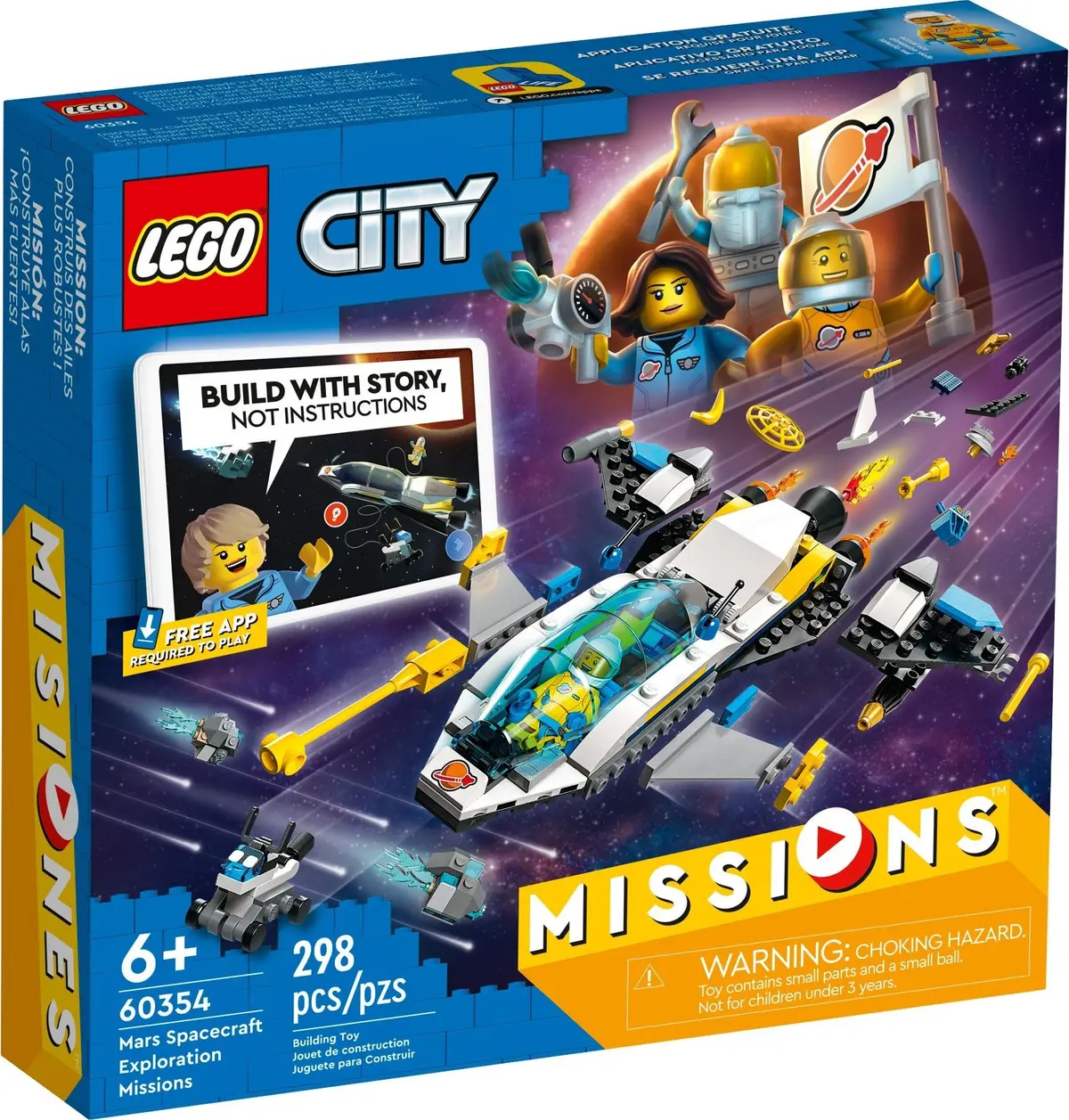 LEGO City 60354 Mars Spacecraft Exploration Missions set, image 2