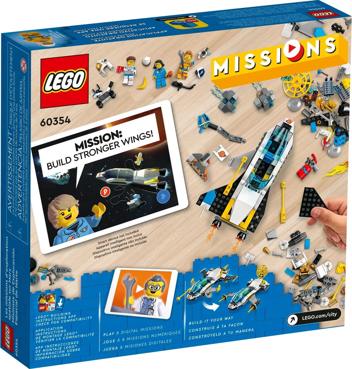 LEGO City 60354 Mars Spacecraft Exploration Missions set, image 5