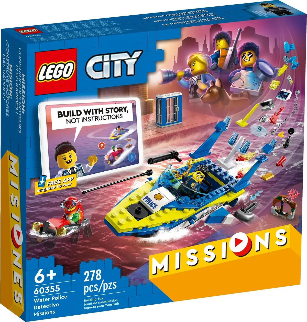 LEGO City 60355 Water Police Detective Missions set, image 2