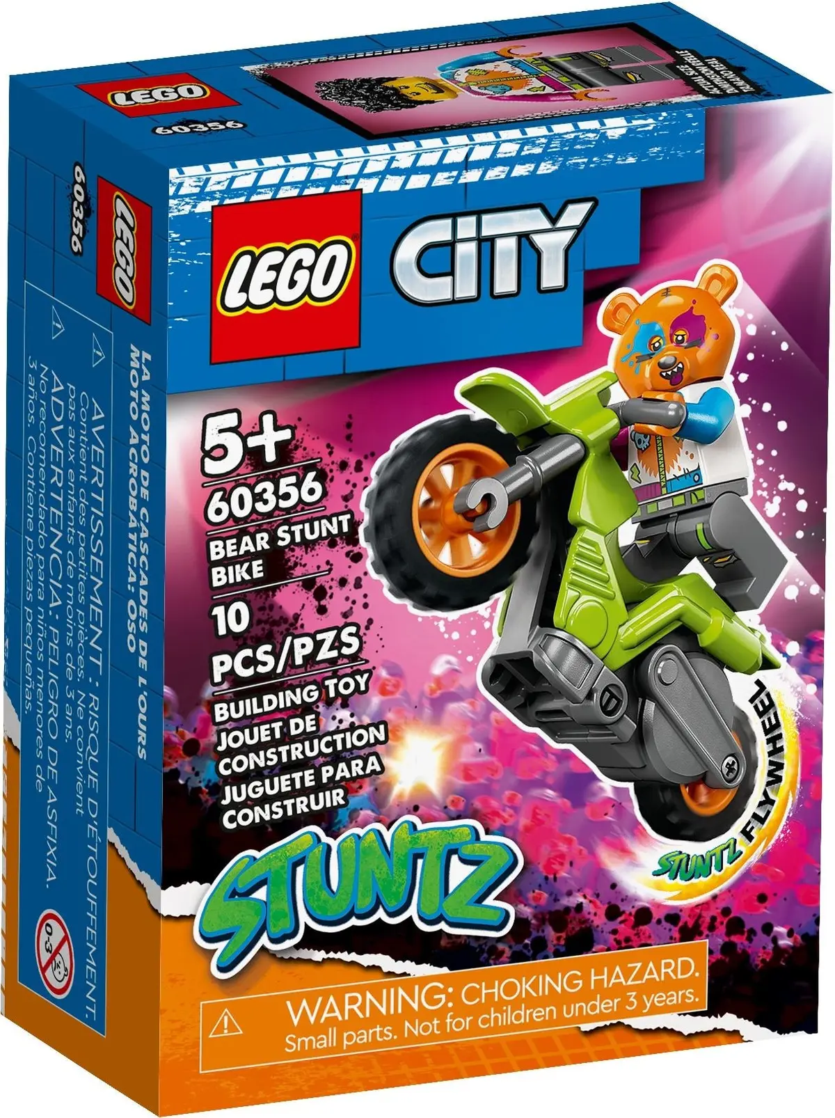 LEGO City 60356 Bear Stunt Bike set, image 2