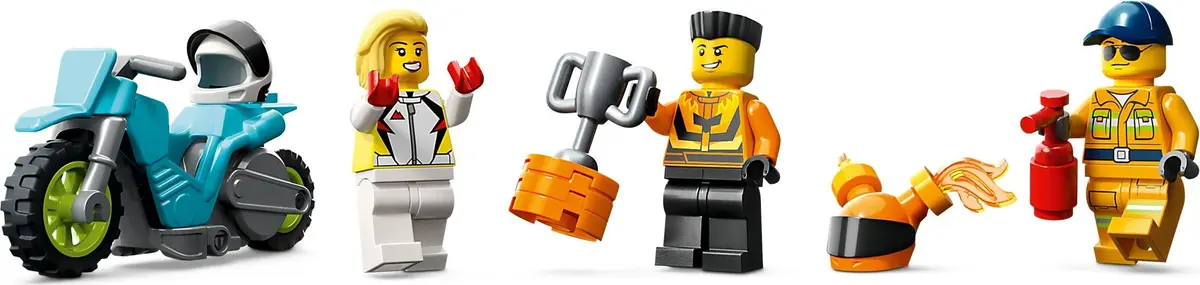 LEGO City 60357 Stunt Truck & Ring of Fire Challenge set, image 7
