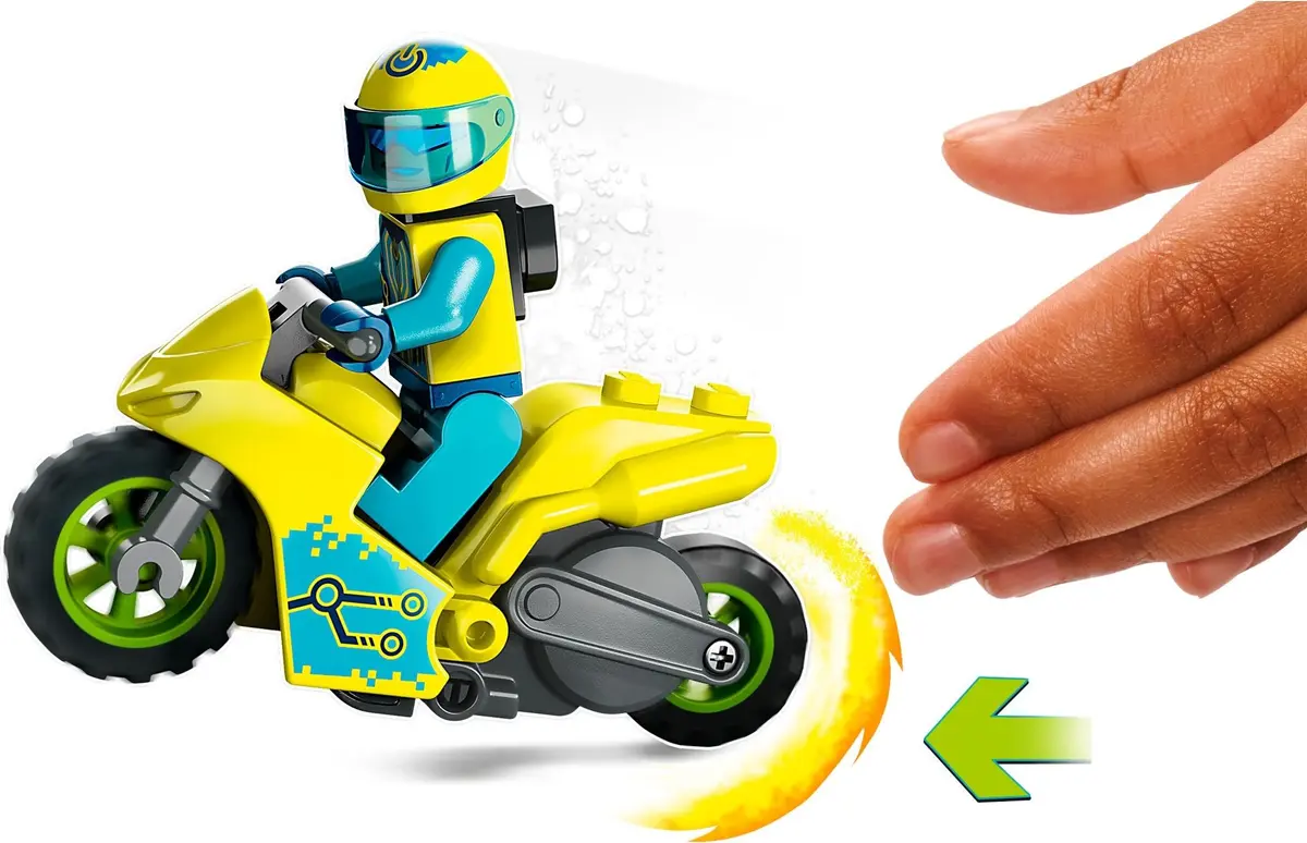 LEGO City 60358 Cyber Stunt Bike set, image 4