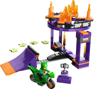 LEGO City 60359 Dunk Stunt Ramp Challenge set