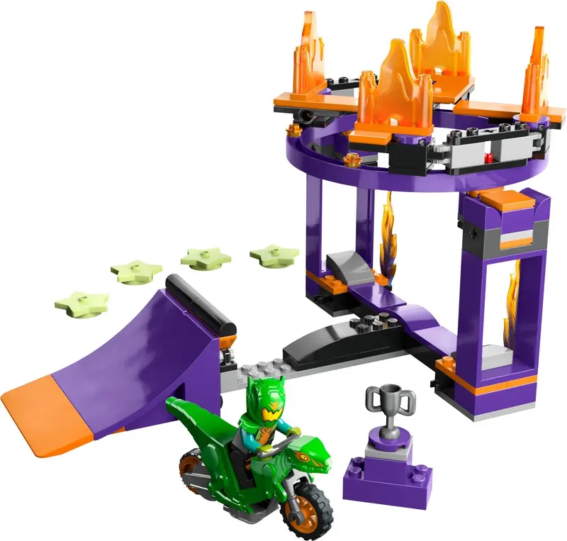 LEGO City 60359 Dunk Stunt Ramp Challenge set
