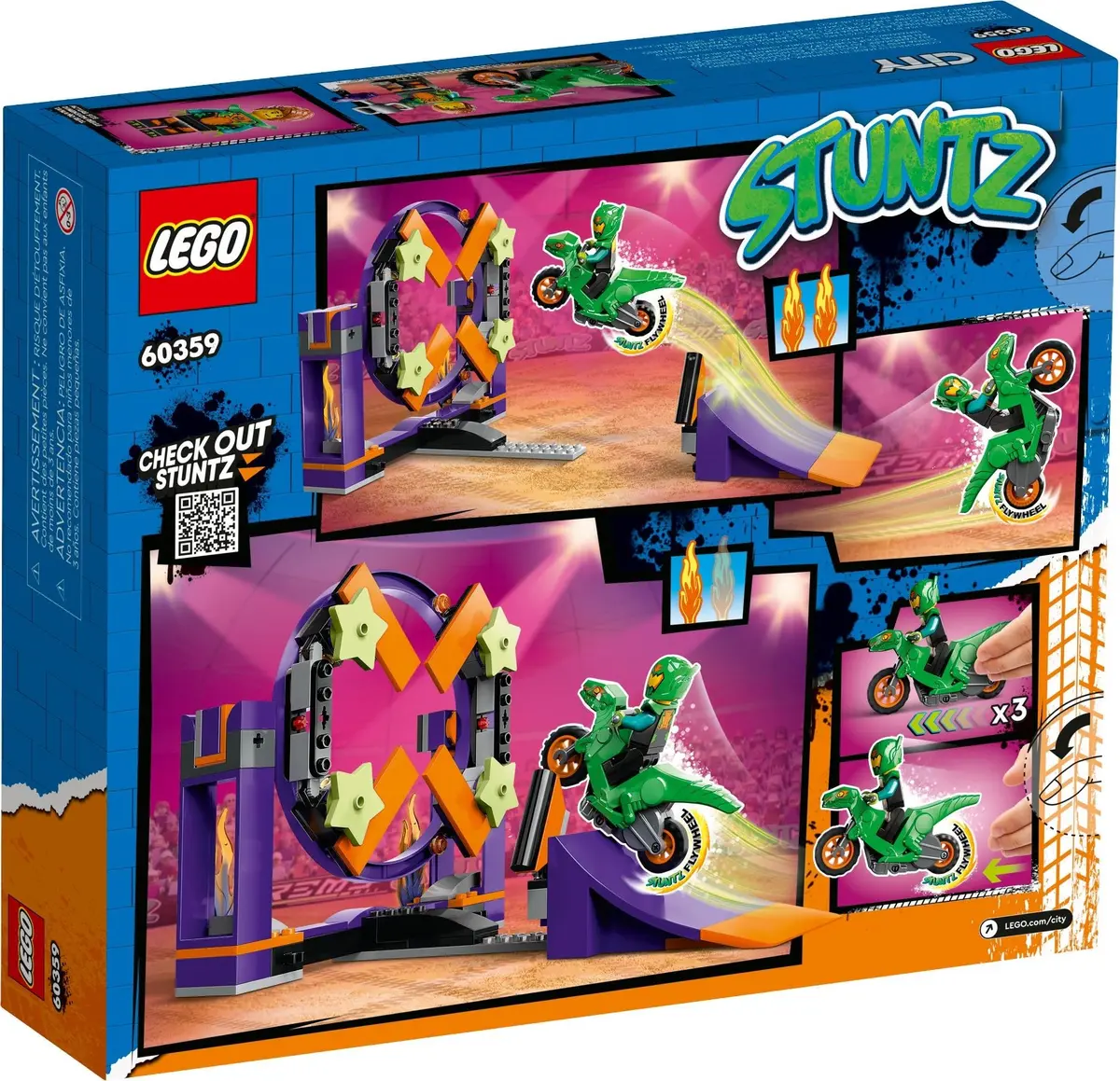 LEGO City 60359 Dunk Stunt Ramp Challenge set, image 8
