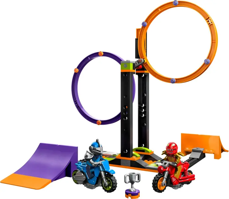 LEGO City 60360 Spinning Stunt Challenge set