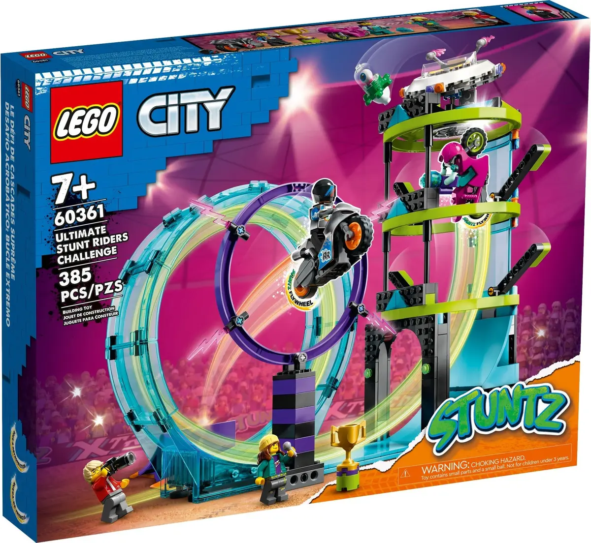 LEGO City 60361 Ultimate Stunt Riders Challenge set, image 2