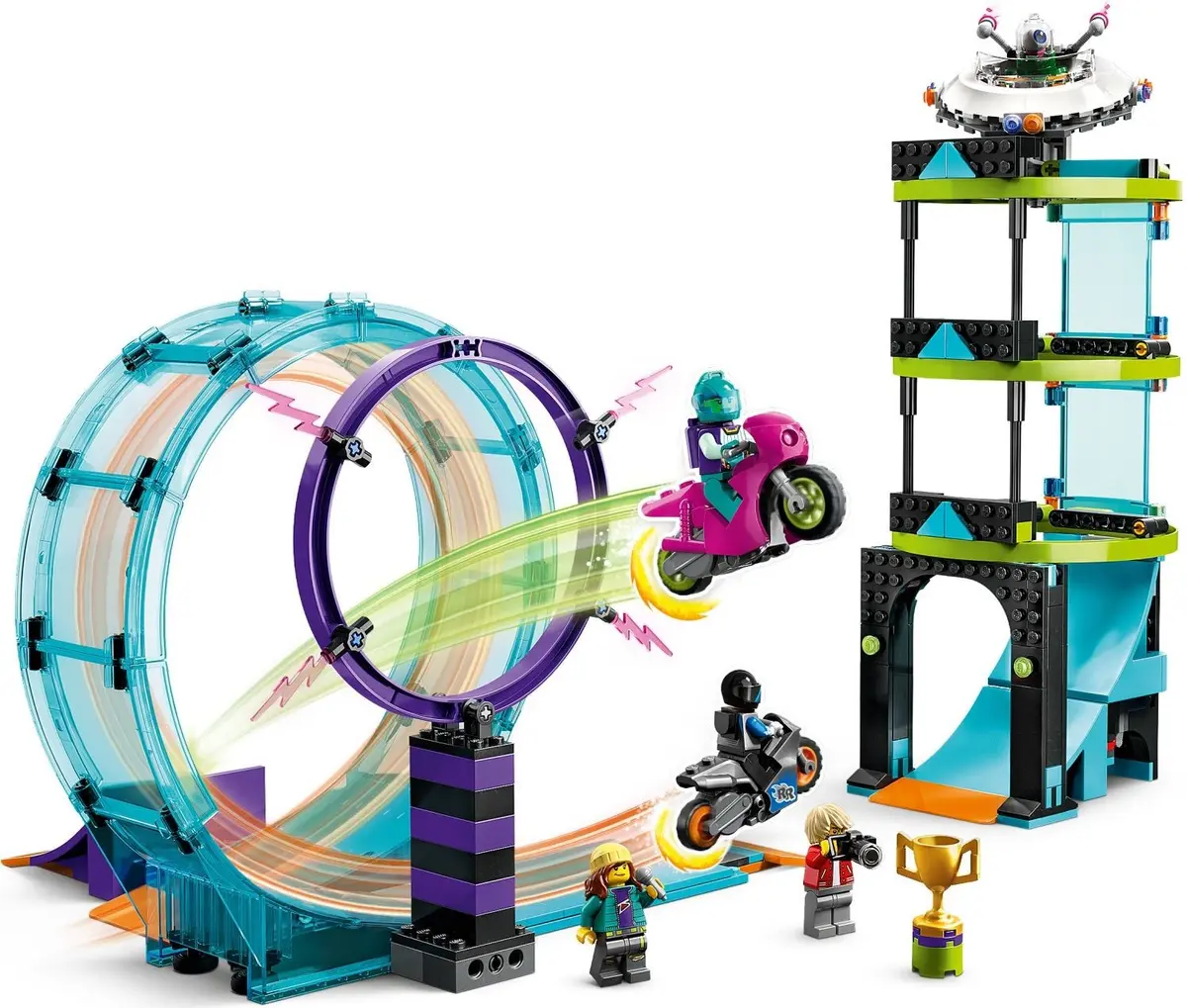 LEGO City 60361 Ultimate Stunt Riders Challenge set, image 3