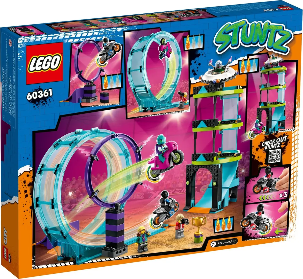 LEGO City 60361 Ultimate Stunt Riders Challenge set, image 10