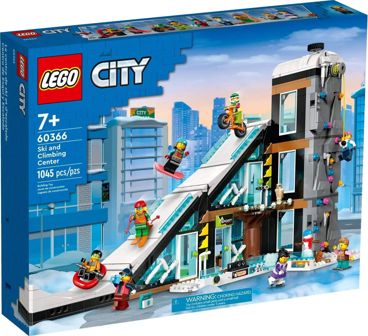 LEGO City 60366 Ski and Climbing Centre set, image 2