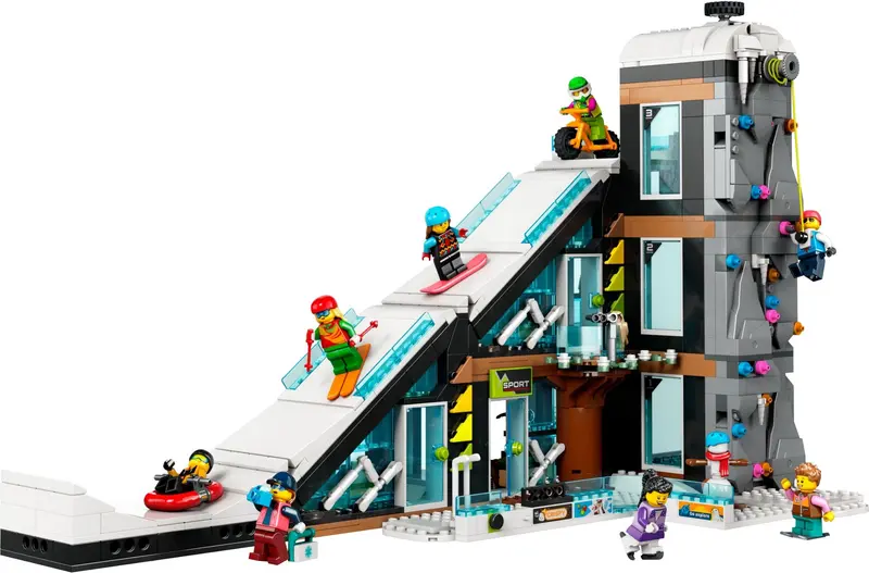 LEGO City 60366 Ski and Climbing Centre set