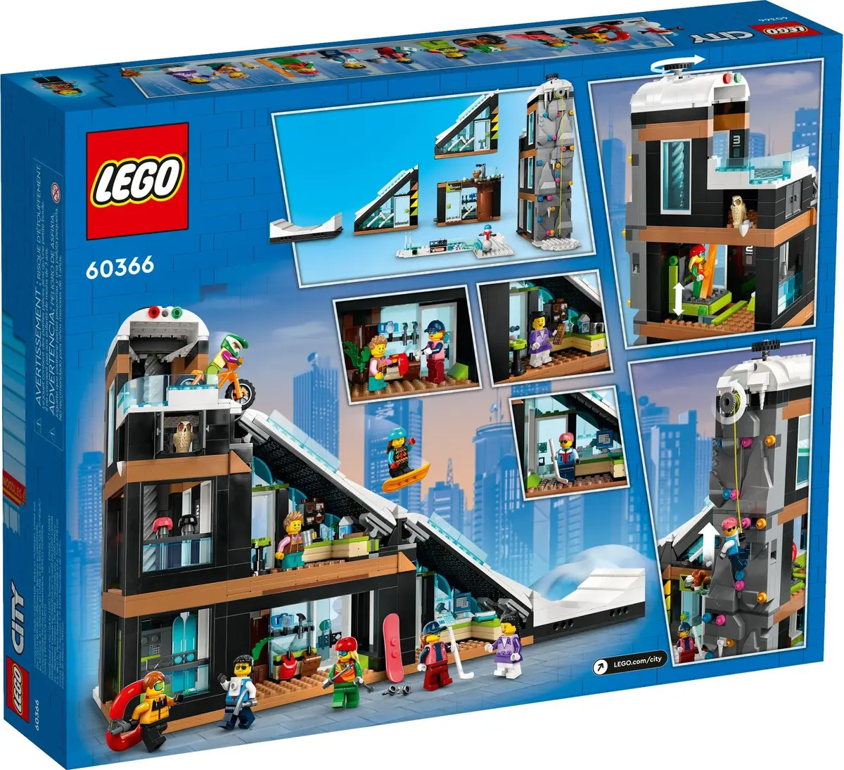 LEGO City 60366 Ski and Climbing Centre set, image 12