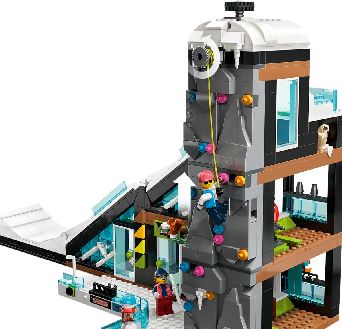 LEGO City 60366 Ski and Climbing Centre set, image 7