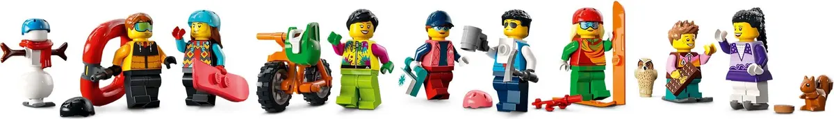 LEGO City 60366 Ski and Climbing Centre set, image 11