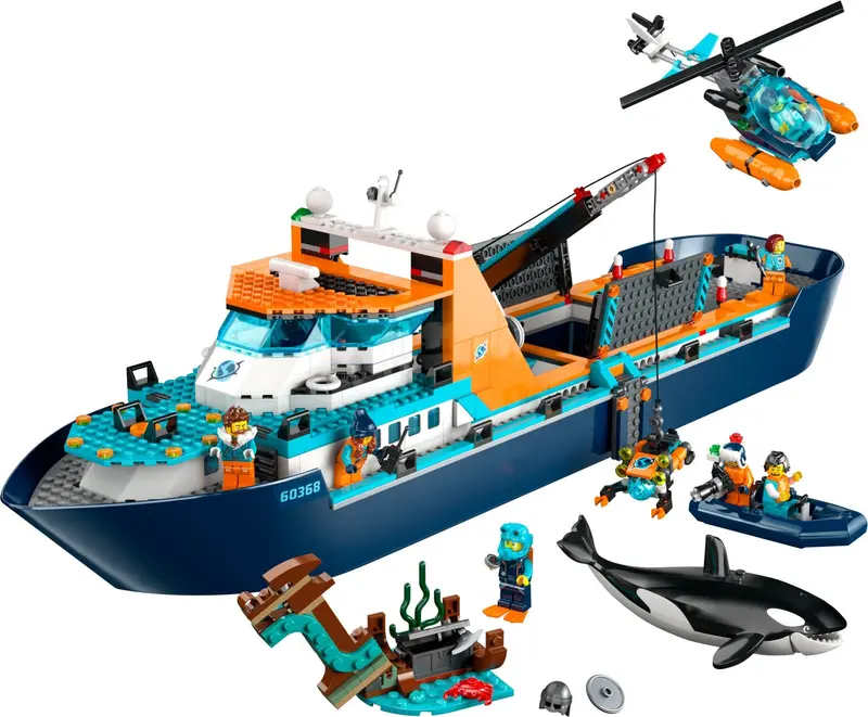LEGO City 60368 Arctic Explorer Ship set