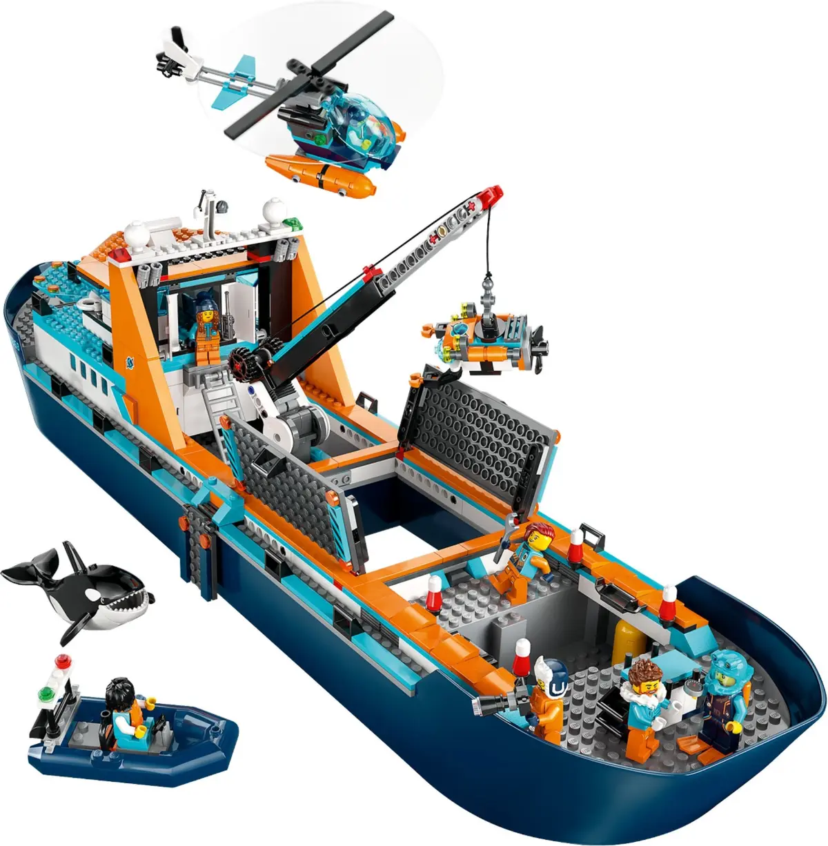 LEGO City 60368 Arctic Explorer Ship set, image 6