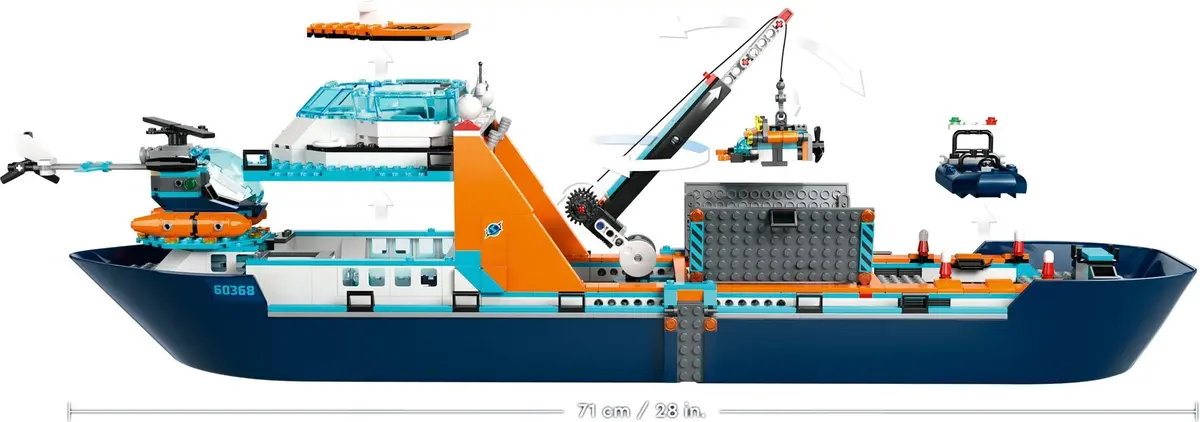 LEGO City 60368 Arctic Explorer Ship set, image 10