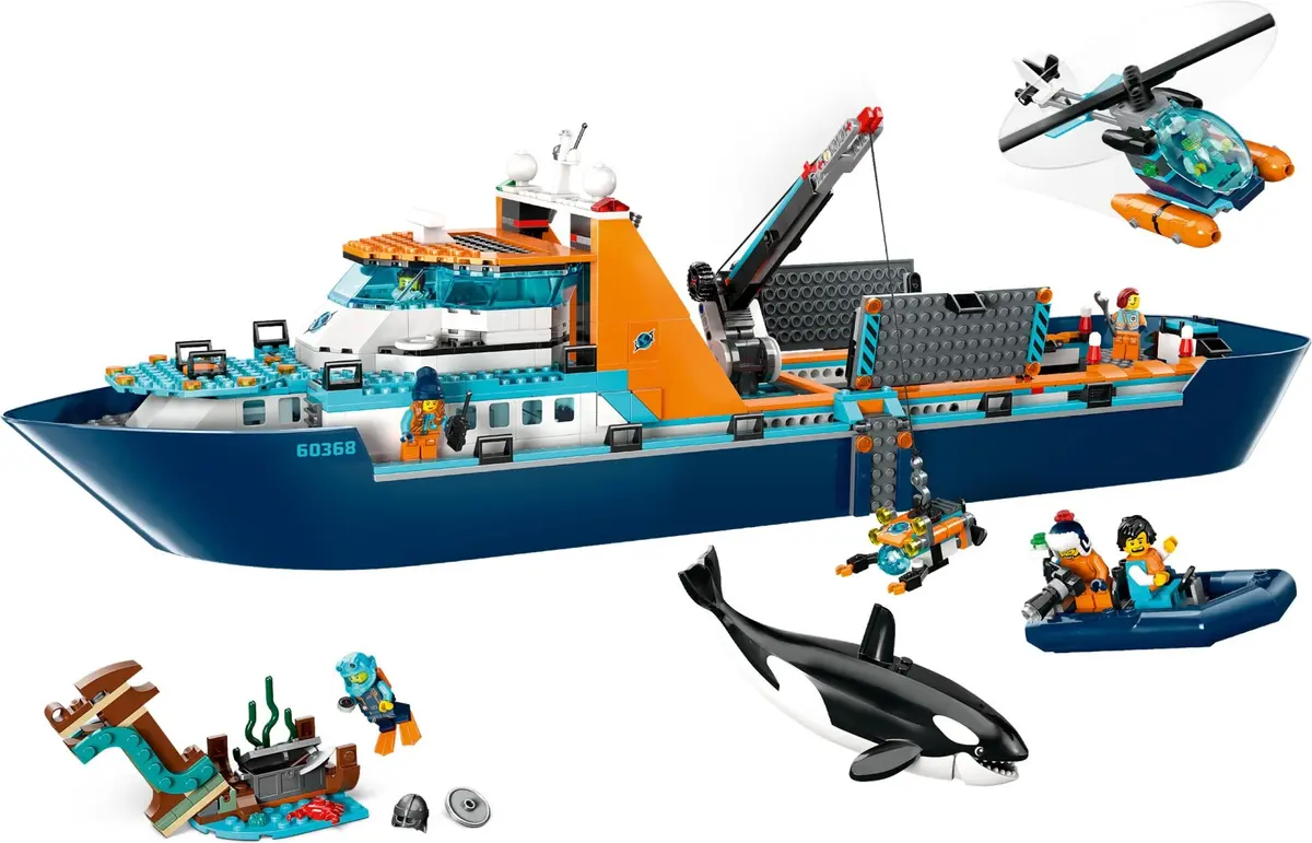 LEGO City 60368 Arctic Explorer Ship set, image 5