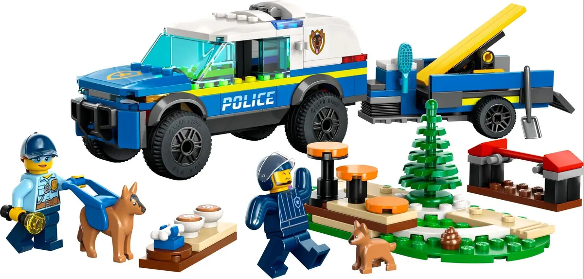 LEGO City 60369 Mobile Police Dog Training set