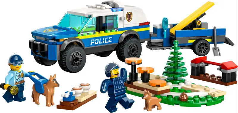 LEGO City 60369 Mobile Police Dog Training set