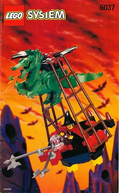 LEGO Castle 6037 Witch's Windship set