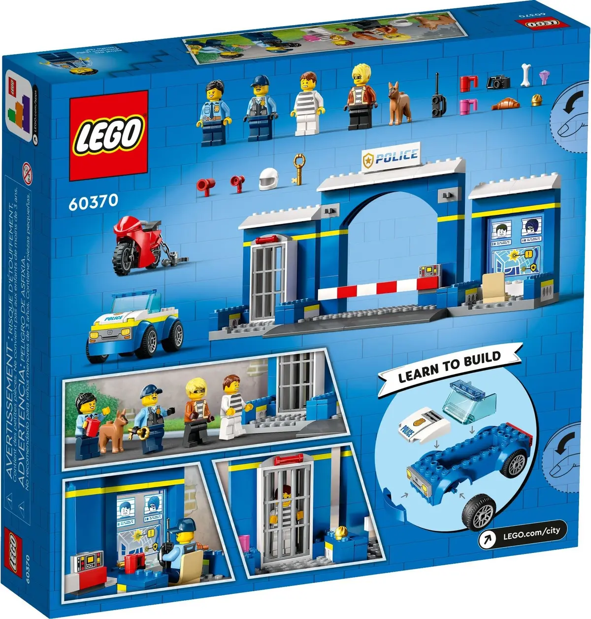 LEGO City 60370 Police Station Chase set, image 8