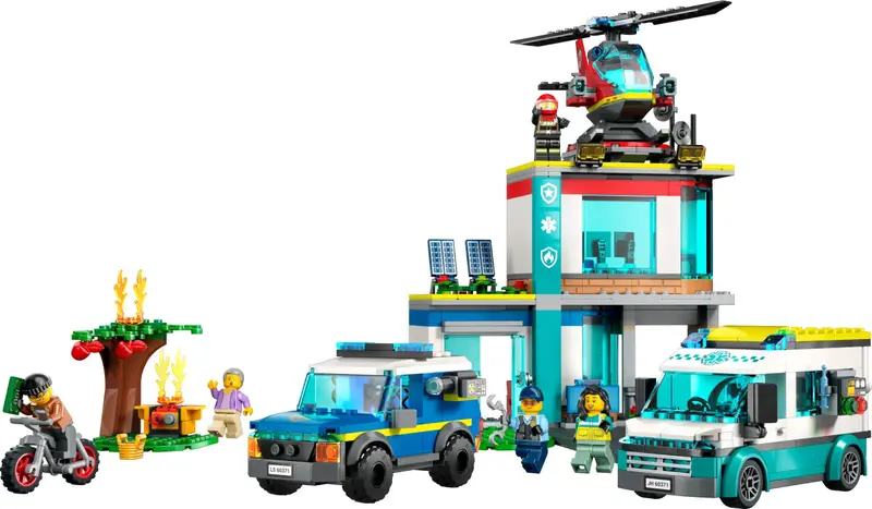 LEGO City 60371 Emergency Vehicles HQ set
