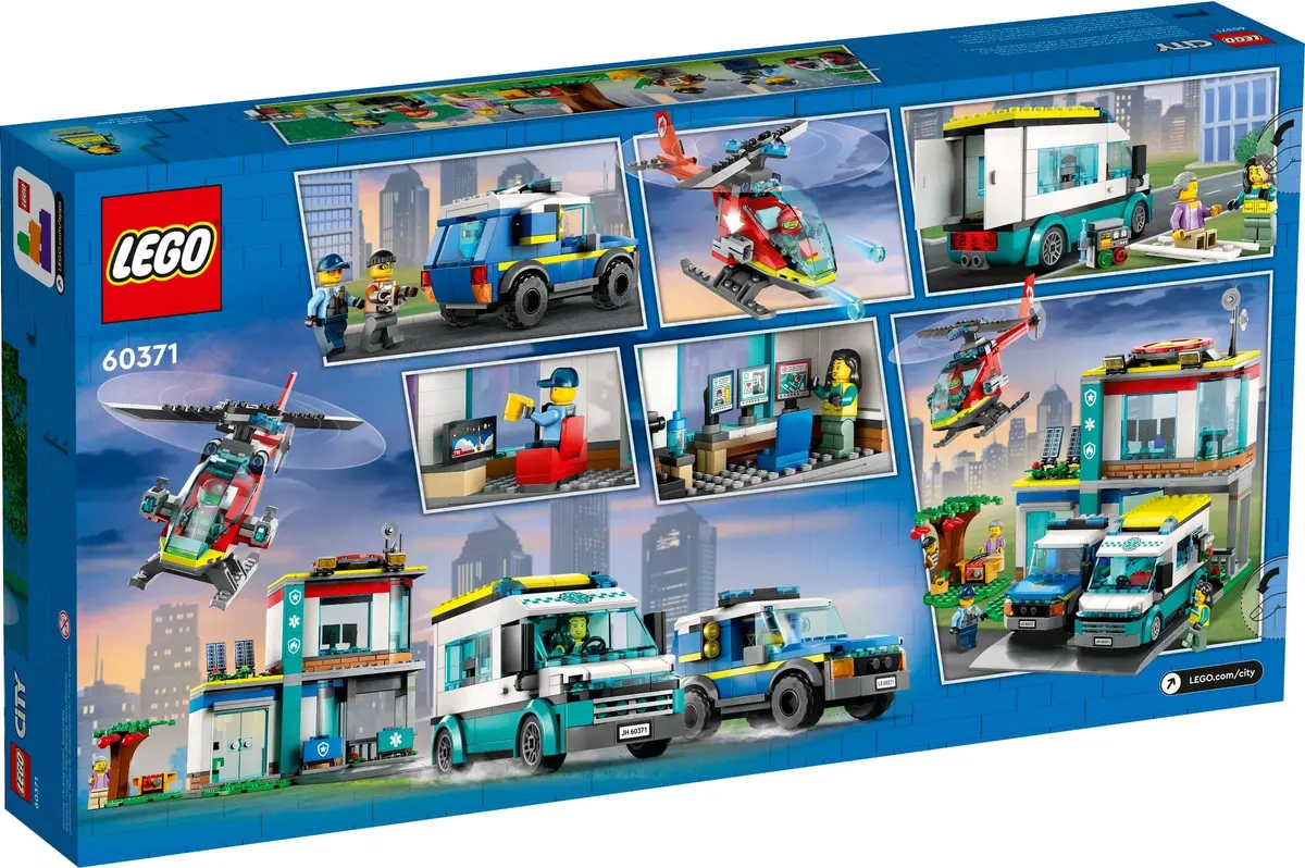 LEGO City 60371 Emergency Vehicles HQ set, image 12
