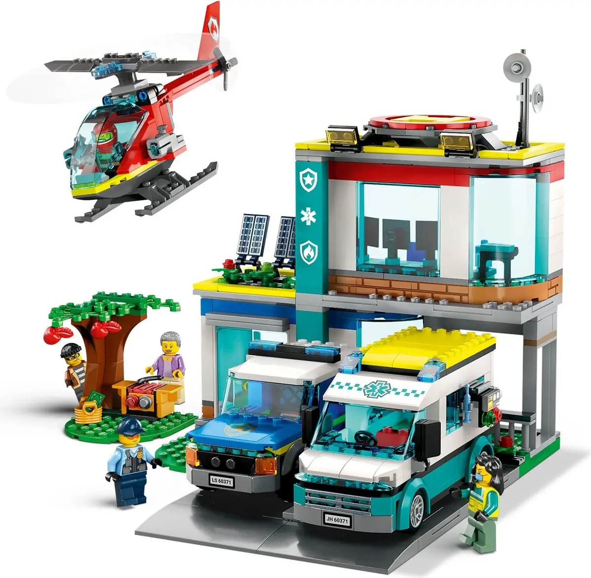 LEGO City 60371 Emergency Vehicles HQ set, image 6