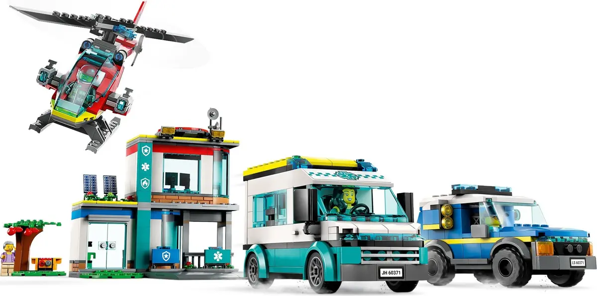 LEGO City 60371 Emergency Vehicles HQ set, image 5