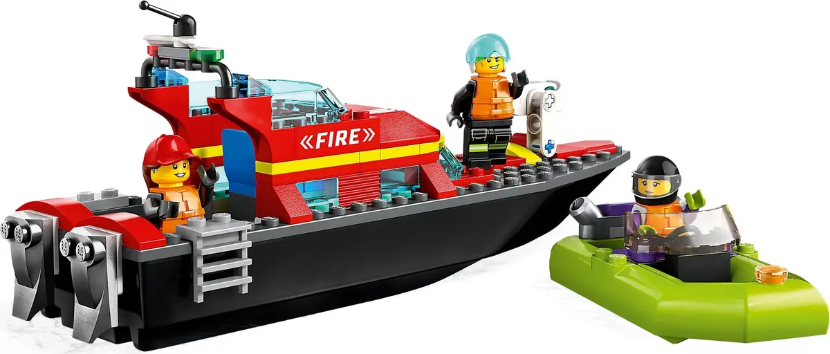 LEGO City 60373 Fire Rescue Boat set, image 3