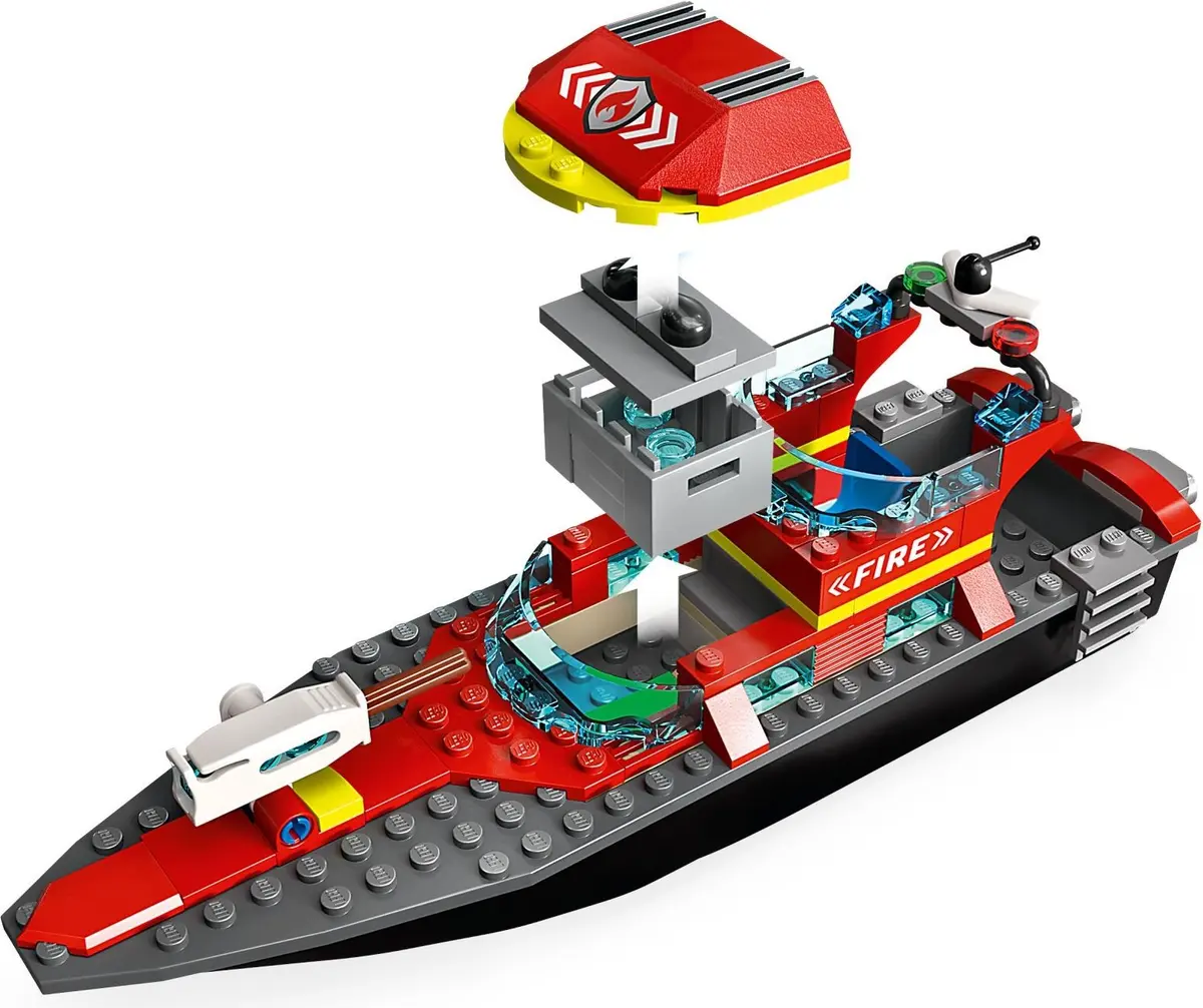 LEGO City 60373 Fire Rescue Boat set, image 6