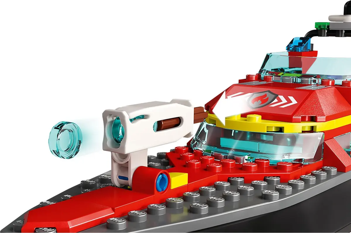 LEGO City 60373 Fire Rescue Boat set, image 4