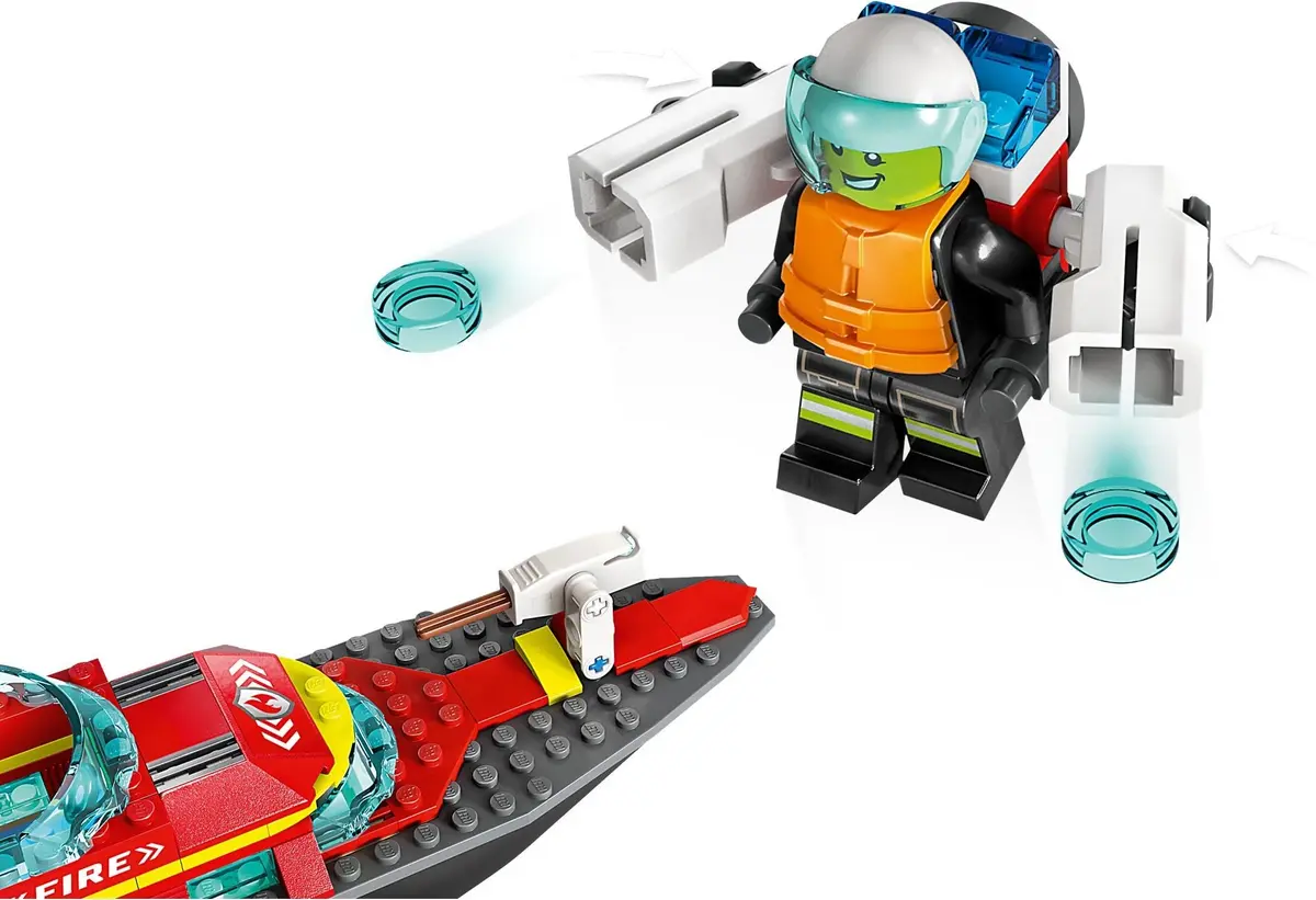 LEGO City 60373 Fire Rescue Boat set, image 5
