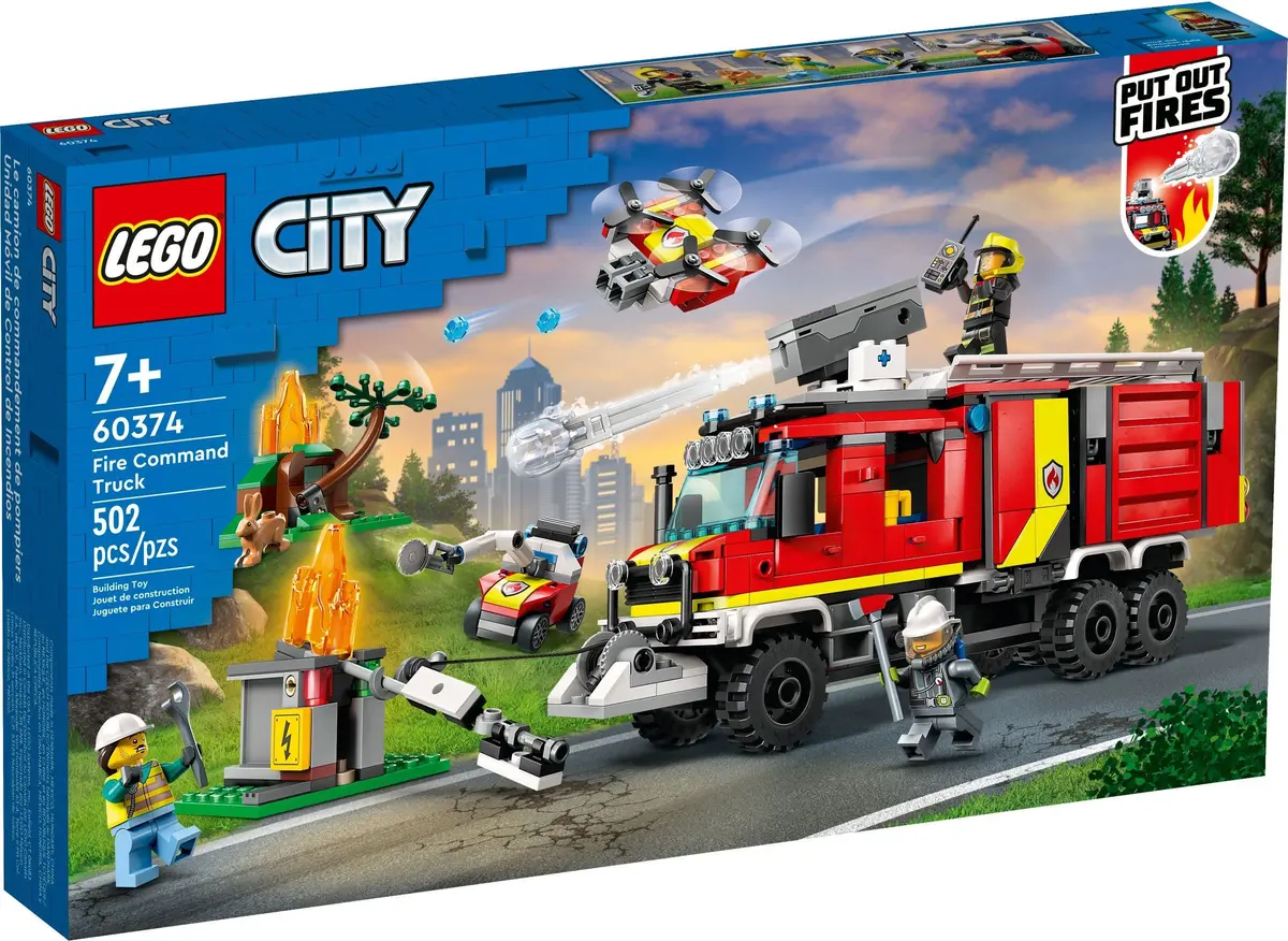 LEGO City 60374 Fire Command Truck set, image 2