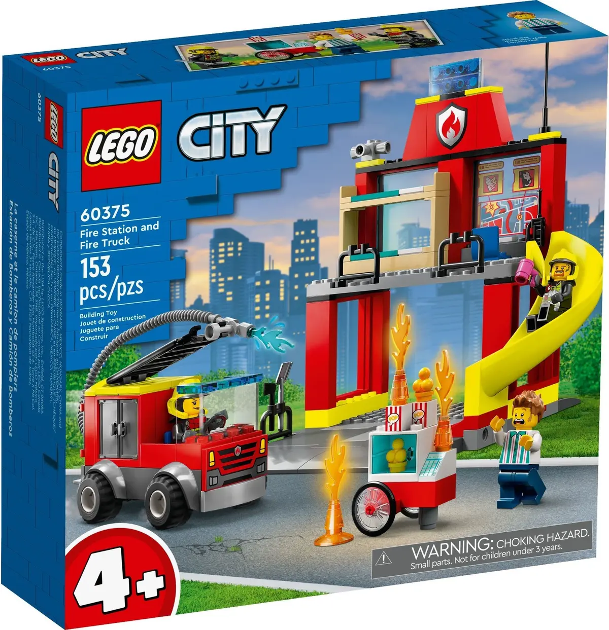 LEGO City 60375 Fire Station and Fire Engine set, image 2