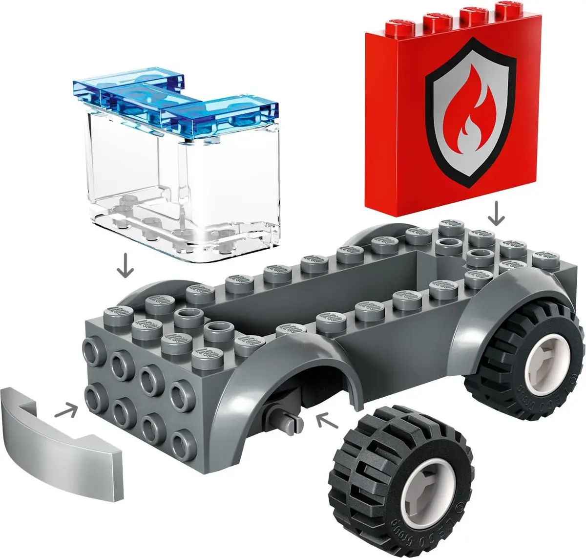 LEGO City 60375 Fire Station and Fire Engine set, image 7