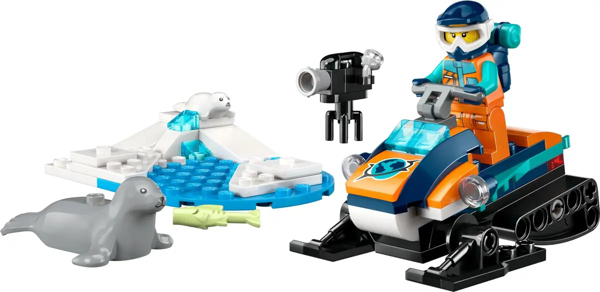 LEGO City 60376 Arctic Explorer Snowmobile set