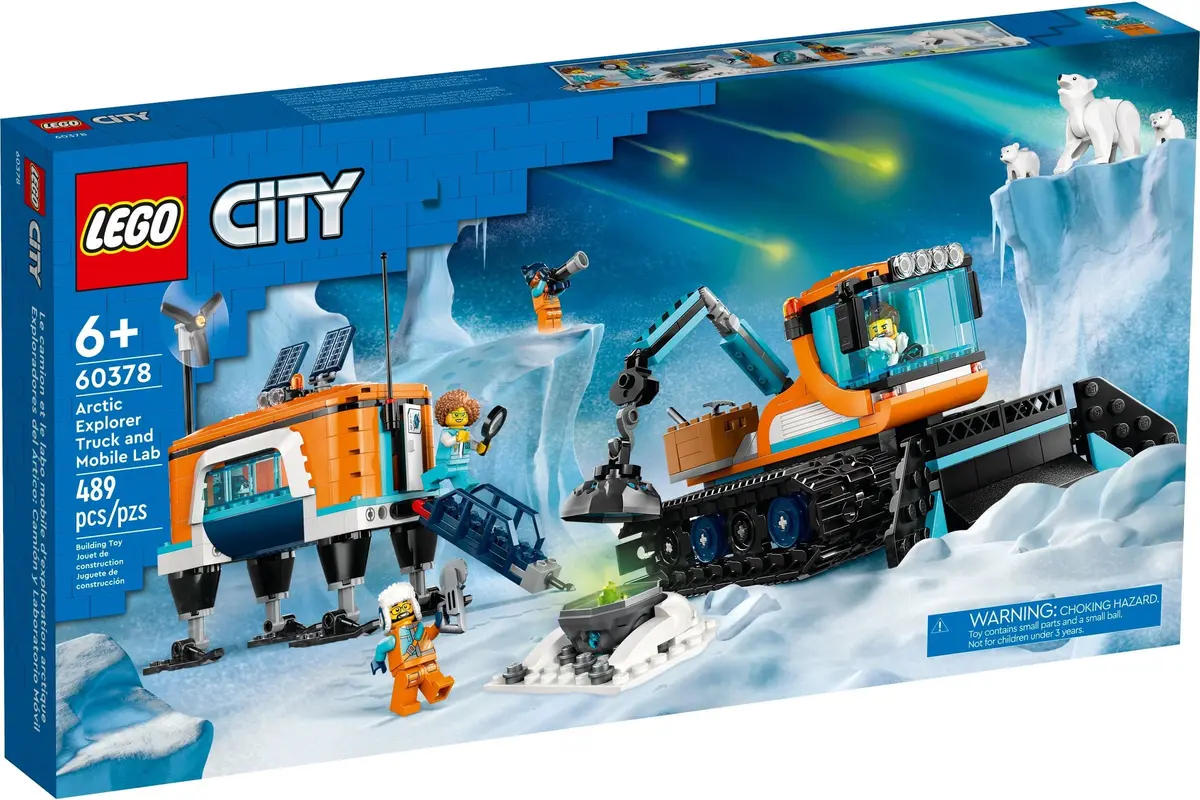 LEGO City 60378 Arctic Explorer Truck and Mobile Lab set, image 2