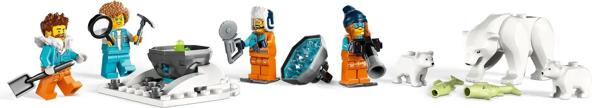 LEGO City 60378 Arctic Explorer Truck and Mobile Lab set, image 7