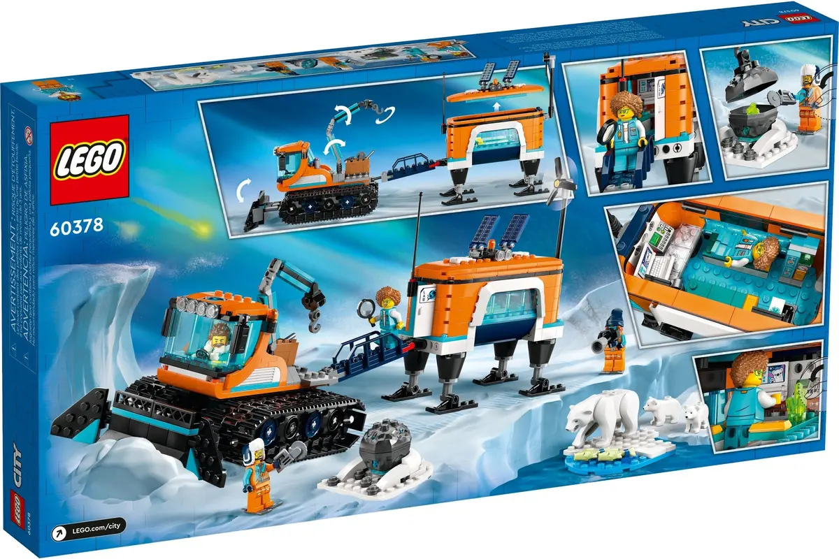 LEGO City 60378 Arctic Explorer Truck and Mobile Lab set, image 8