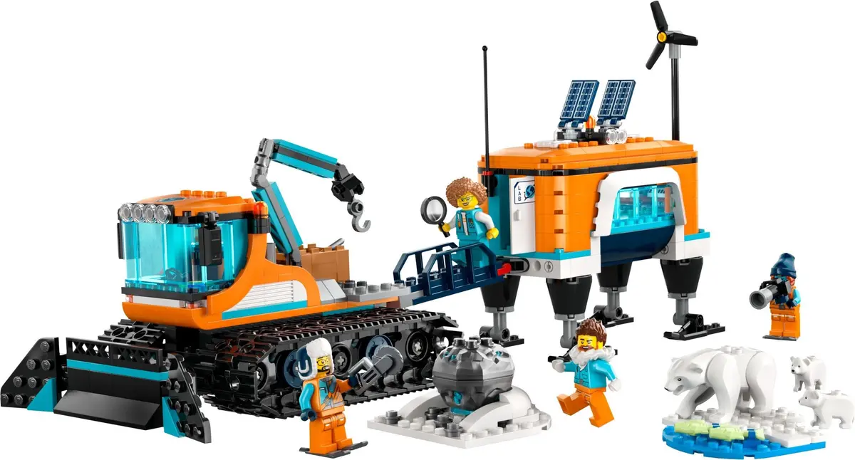 LEGO City 60378 Arctic Explorer Truck and Mobile Lab set