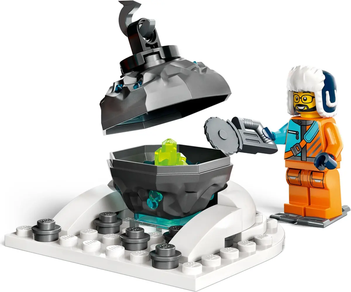 LEGO City 60378 Arctic Explorer Truck and Mobile Lab set, image 4