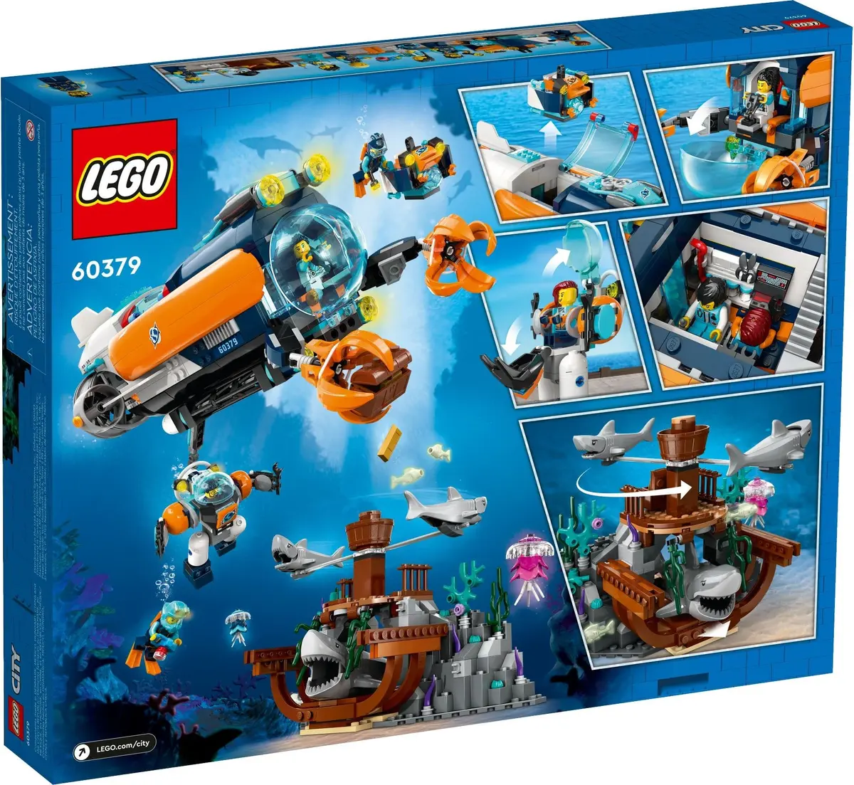 LEGO City 60379 Deep-Sea Explorer Submarine set, image 12