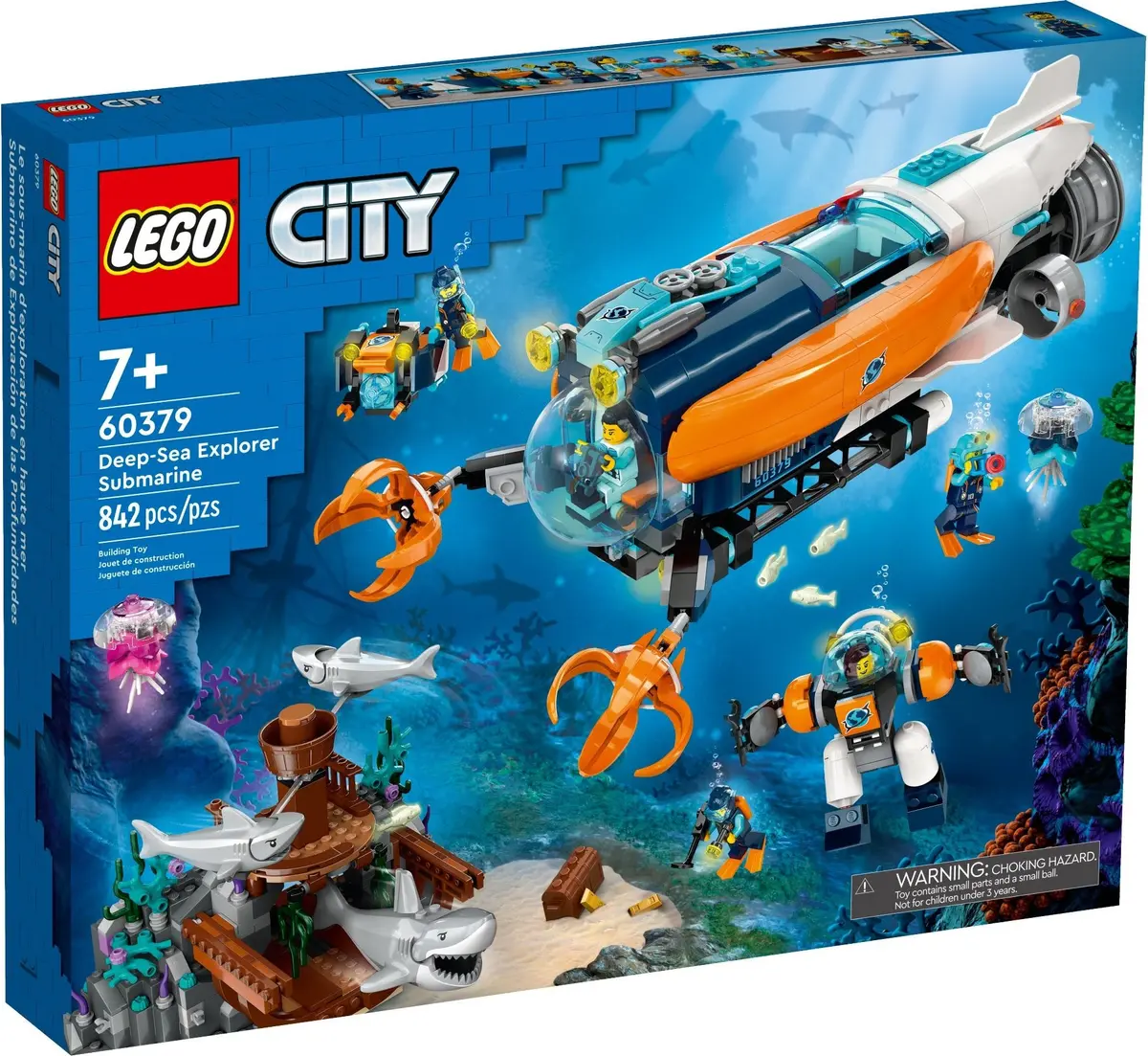 LEGO City 60379 Deep-Sea Explorer Submarine set, image 2