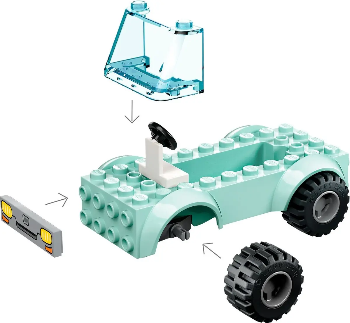 LEGO City 60382 Vet Van Rescue set, image 5