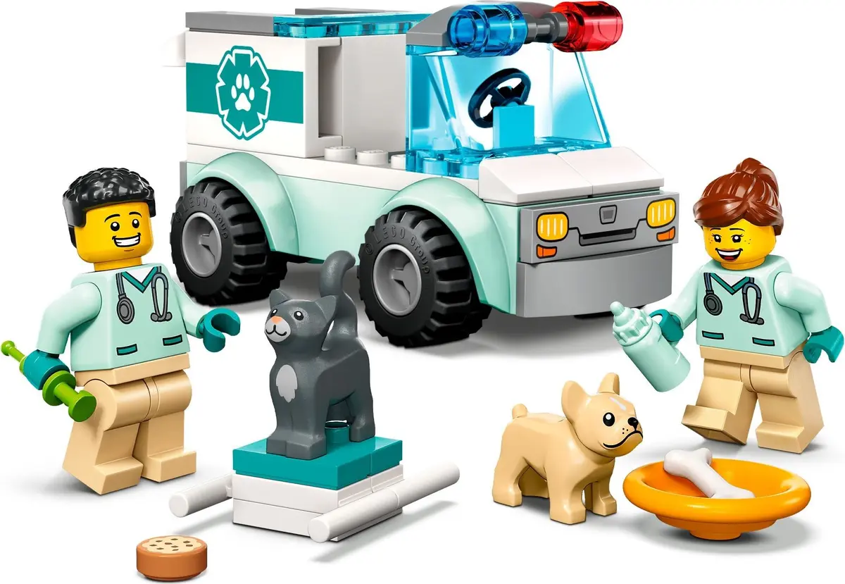 LEGO City 60382 Vet Van Rescue set, image 3